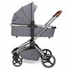 עגלת תינוק משולבת Pure Pearl Grey אפור פנינה Mee-Go