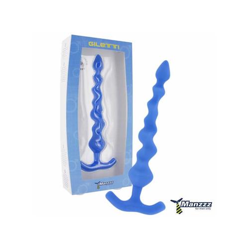 חרוזים אנאליים פרימיום כחול Manzzz Toys - Giletti