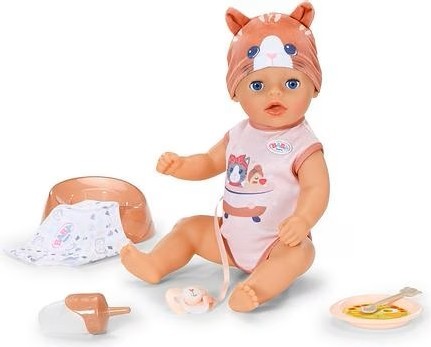 בובת תינוקת בייבי בורן אינטראקטיבית - לנה 36 ס