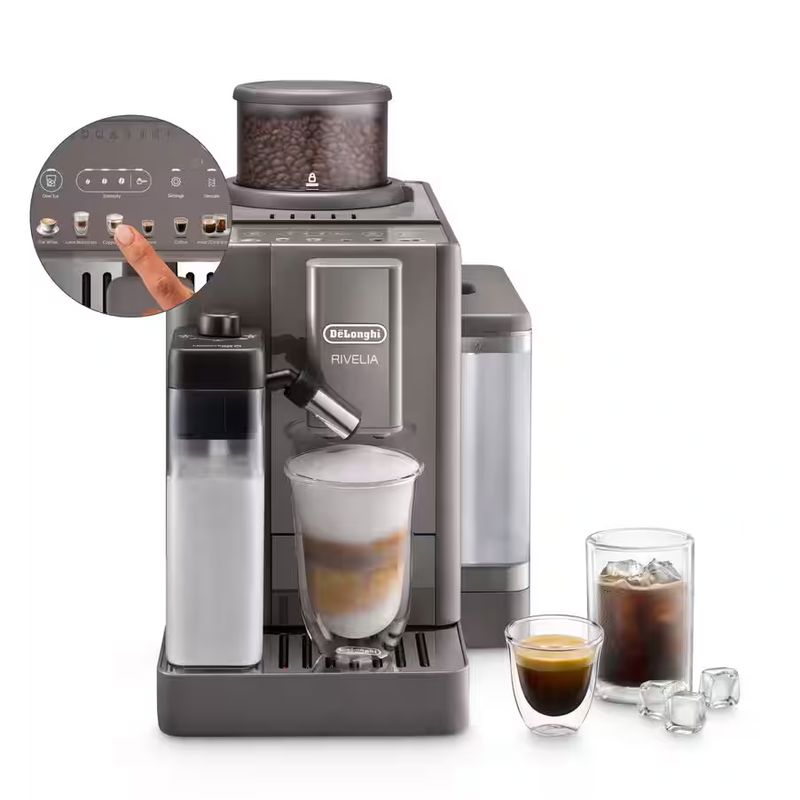 מכונת קפה אוטומטית DeLonghi Rivelia Start EXAM420.55.BW 