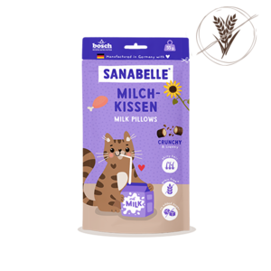 חטיף לחתול סנבל Sanabelle כריות עם חלב 55 גרם