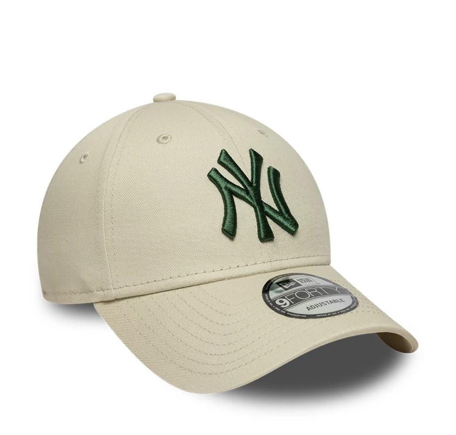 כובע ניו ארה New Era MLB League Essential Cream 9FORTY Adjustable Cap 