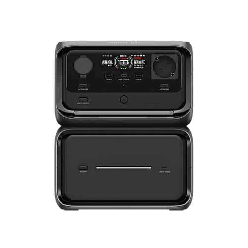תחנת כח ECOFLOW דגם: River 3 Max Plus קיבולת 858WH
