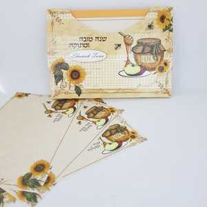 10 אגרות שנה טובה+ מעטפות