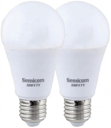 זוג נורות LED AIT A60 15W אור יום DL, בסיס E27 | SE-2XNA6015/DL