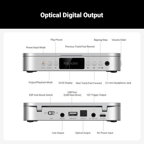 Fosi Audio  - Merak CD Player