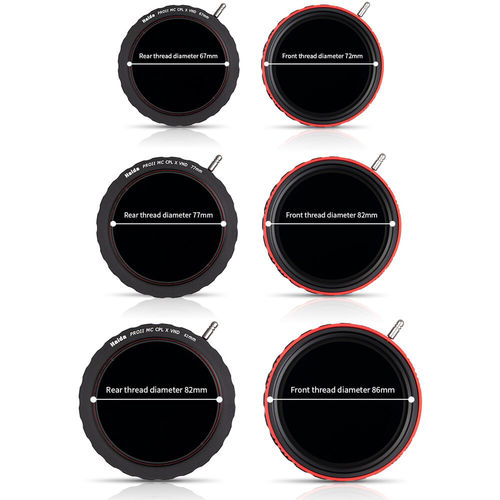פילטר Haida PROII CPL-VND 2-in-1 Filter (67mm, 3 to 7-Stop)