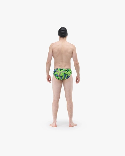 בגד ים גברים FLUX BRIEF LIME/MULTI