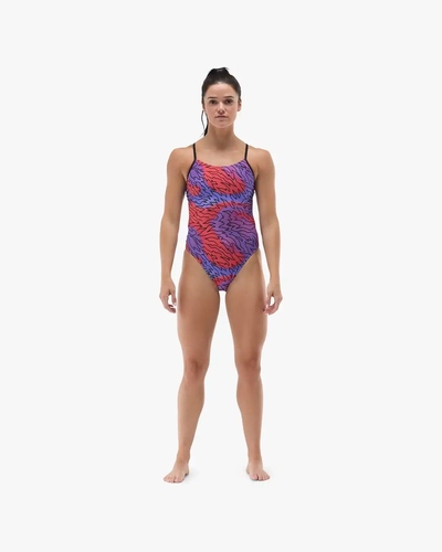 בגד ים נשים HODORI CUTOUTFIT ORANG/PURP