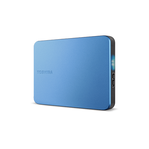 דיסק קשיח חיצוני Toshiba Canvio Flex 2.5 HDD 1TB - צבע כחול (Metallic Blue)