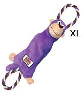 צעצוע לכלב קונג קוף M/L רך מצפצף | KONG Wild Knots Monkey Dog Toy M/L