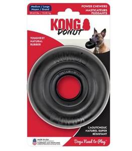 צעצוע לכלב קונג דונאט אקסטרים שחור | KONG Extreme Donut Dog Toy