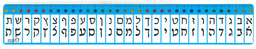 סרגל אישי אותיות דפוס ורש