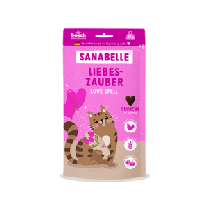 חטיף לחתול סנבל Sanabelle לבבות קרנצי עוף 55 גרם