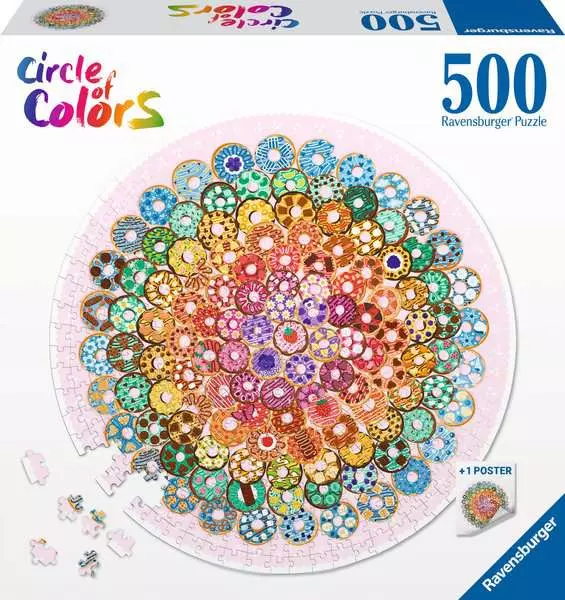 פאזל Ravensburger מעגל צבעים: סופגניות לגילאי 12+