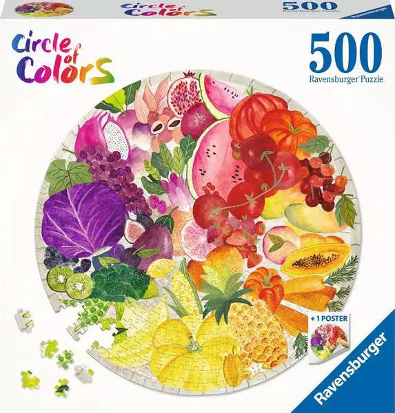 פאזל Ravensburger מעגל צבעים: פירות וירקות לגילאי 12+