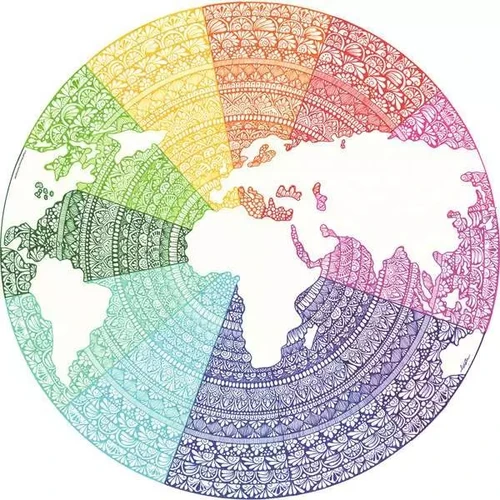 פאזל Ravensburger מעגל צבעים: חובק עולם בצבעי הקשת לגילאי 12+