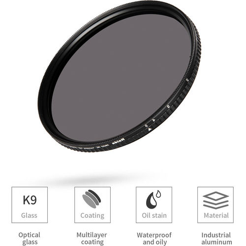 פילטר Haida Pro II Variable ND Filter (67mm, 1.5 to 5-Stop)