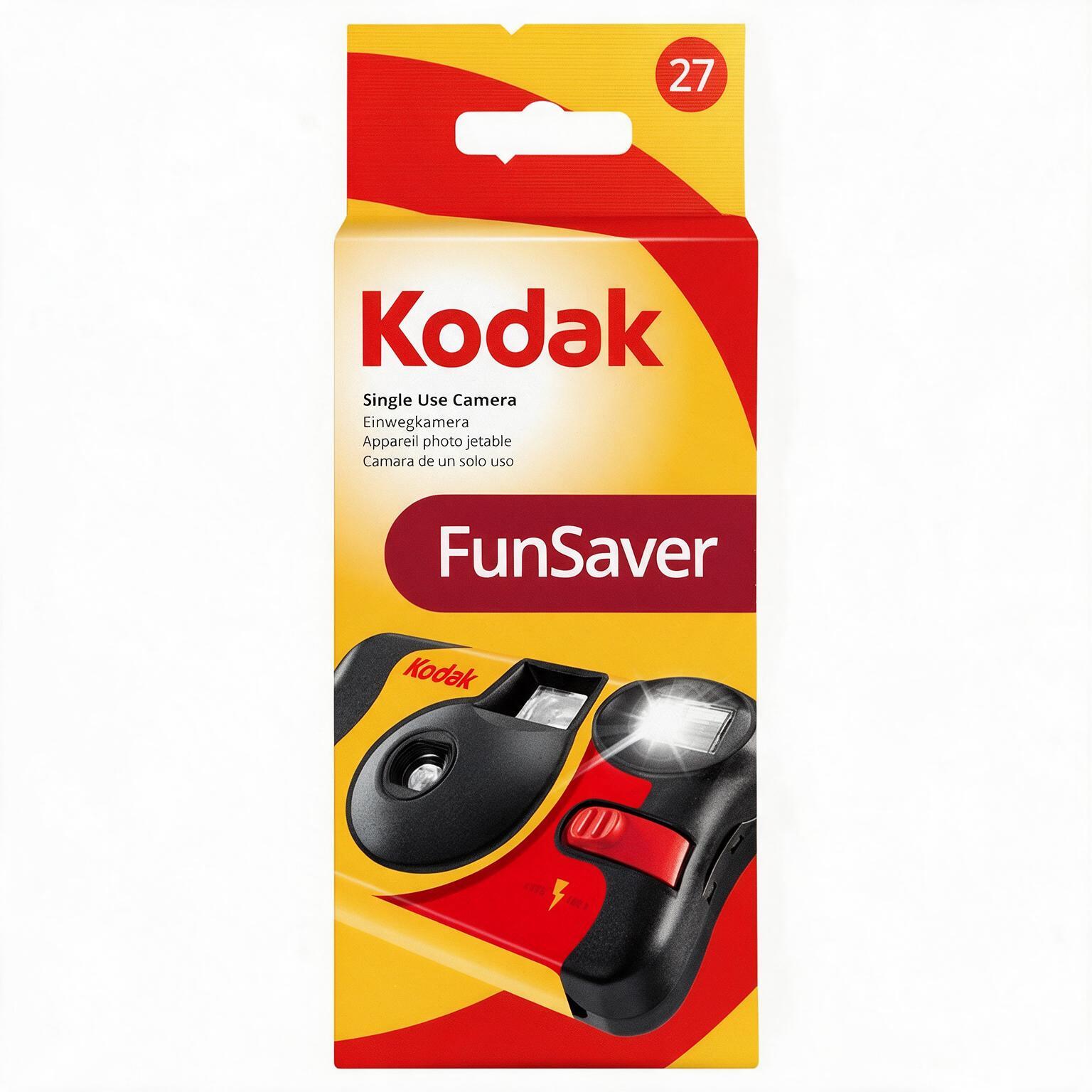 מצלמת פילם חד פעמית 27 תמונות Kodak FunSaver
