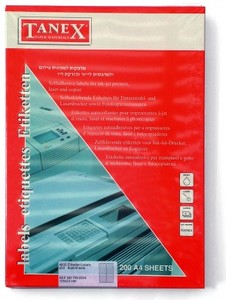 מדבקות לייזר 35/35 48 בדף