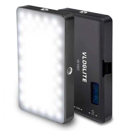 פנס LED נייד למצלמה ולנייד VLOGLITE W160C Bi Color 8W