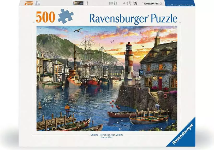פאזל Ravensburger שקיעה בנמל לגילאי 12+