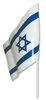 דגל ישראל על מקל פלסטיק