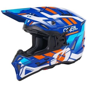 קסדת שטח רכיבה אוניל כחול/ כתום – ONEAL EX-SRS DUST BLUE/ ORANGE