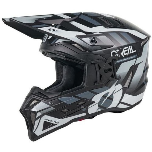 קסדת שטח רכיבה אוניל שחור/ אפור – ONEAL EX-SRS DUST BLACK/ GRAY
