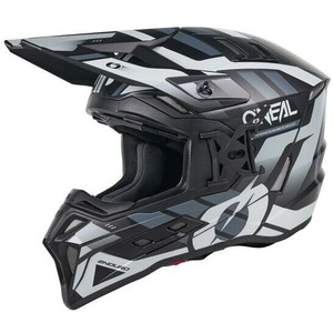 קסדת שטח רכיבה אוניל שחור/ אפור – ONEAL EX-SRS DUST BLACK/ GRAY