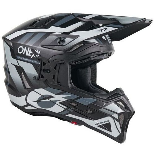 קסדת שטח רכיבה אוניל שחור/ אפור – ONEAL EX-SRS DUST BLACK/ GRAY