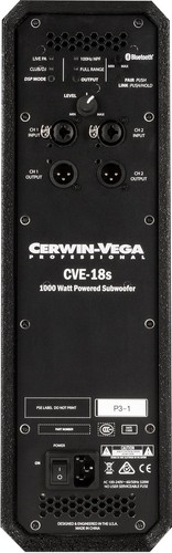 זווית נוספת cerwin-vega cve-18s powered subwoofer