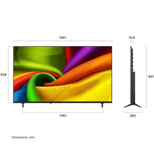 טלוויזיה חכמה 65" LG 4K NANO UHD אל ג'י NANO UHD AI NU85 65NU850B6LA