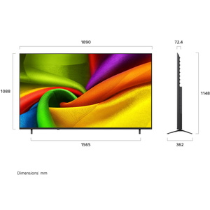 טלוויזיה חכמה 85" LG 4K NANO UHD אל ג'י 85NU840B6LA