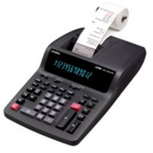 מכונת חישוב CASIO DR-120R-WE