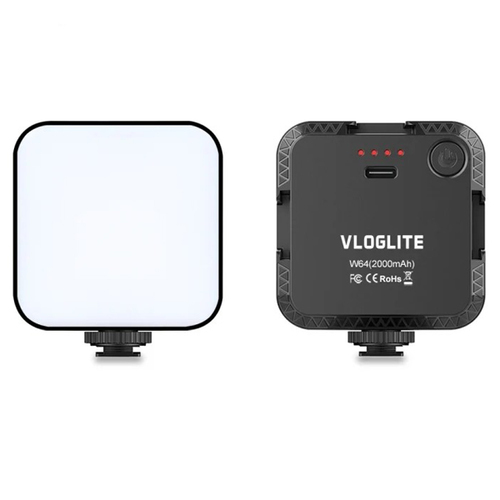 פנס LED נייד למצלמה ולנייד VLOGLITE W64 Bi Color 6W