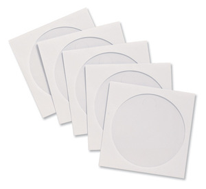 מעטפות cd לבן 100 יח