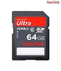 כרטיס זיכרון sandisk 64g ultra
