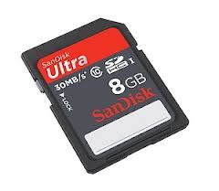 כרטיס זיכרון sandisk 8g ultra