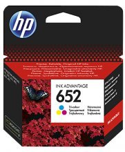 ראש דיו מקורי צבעוני HP 652 F6V24AE
