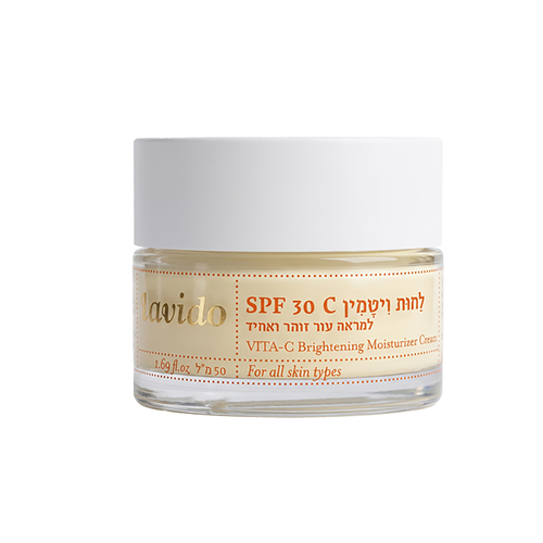 קרם לחות SPF30 ויטמין סי 50 מ