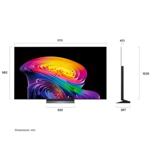 טלוויזיה LG OLED77C66LA אל ג'י