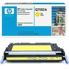 טונר מקורי צהוב Q7582A HP 3800