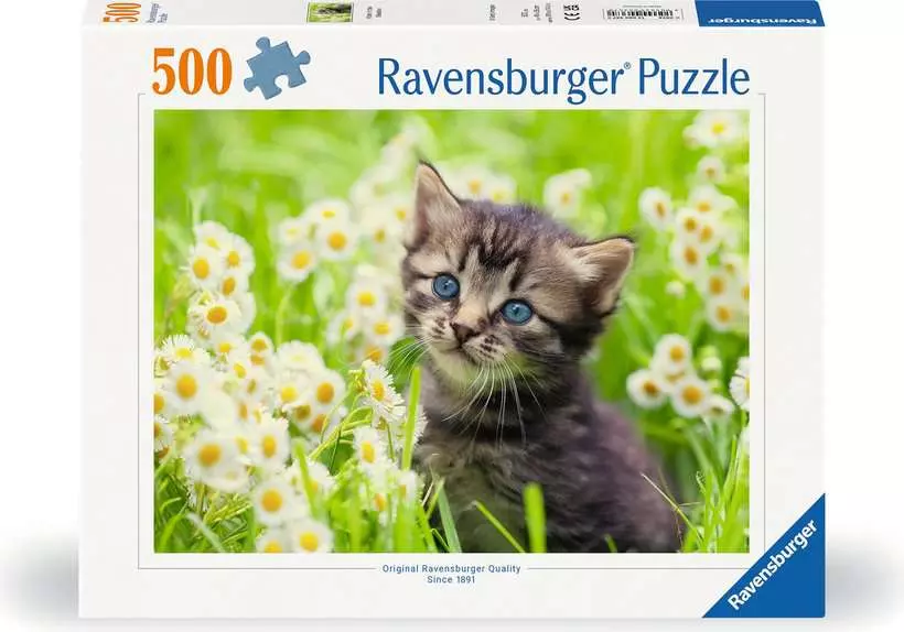 פאזל Ravensburger - חתלתול באחו לגילאי 12+