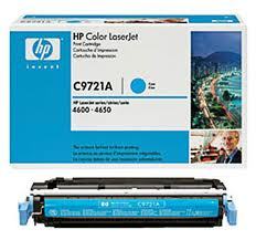 טונר כחול מקורי C9721A HP  HP  4600/4650