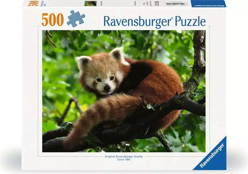 פאזל Ravensburger - פנדה אדומה מקסימה לגילאי 12+