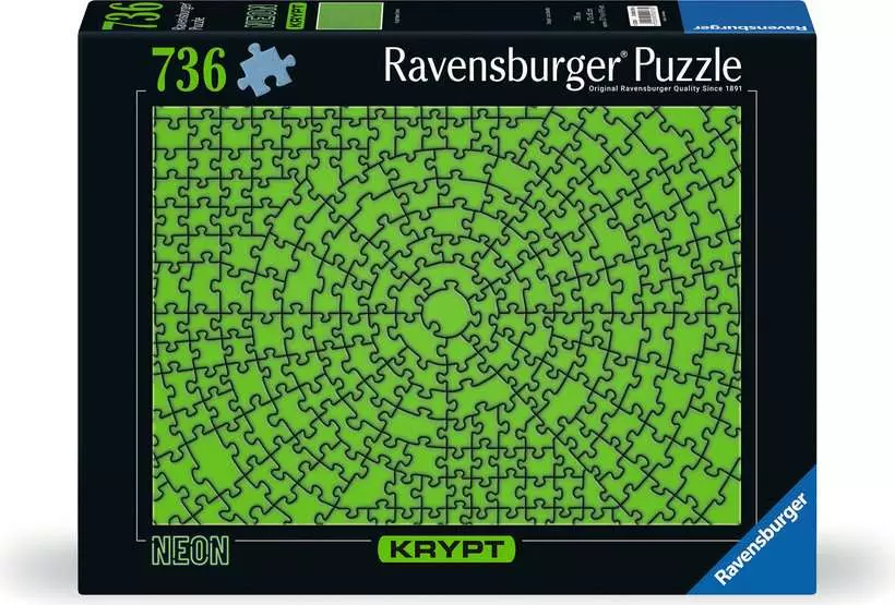 פאזל Ravensburger - קריפט ירוק ניאון לגילאי 14+