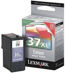 ראש דיו צבעוני מקורי 018C2180E 37XL LEXMARK