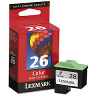 ראש דיו צבעוני מקורי גדול LEXMARK 10N0026