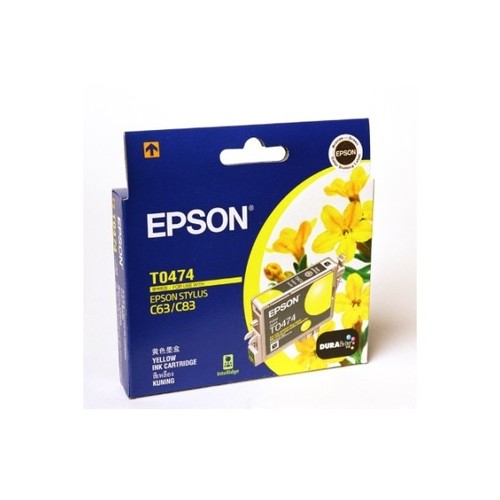 ראש דיו T0474 EPSON צהוב מקורי